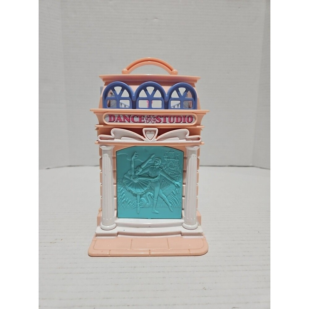 Vintage 2001 Fisher Price Loving Family Sweet Streets Candy Shop And Dance...